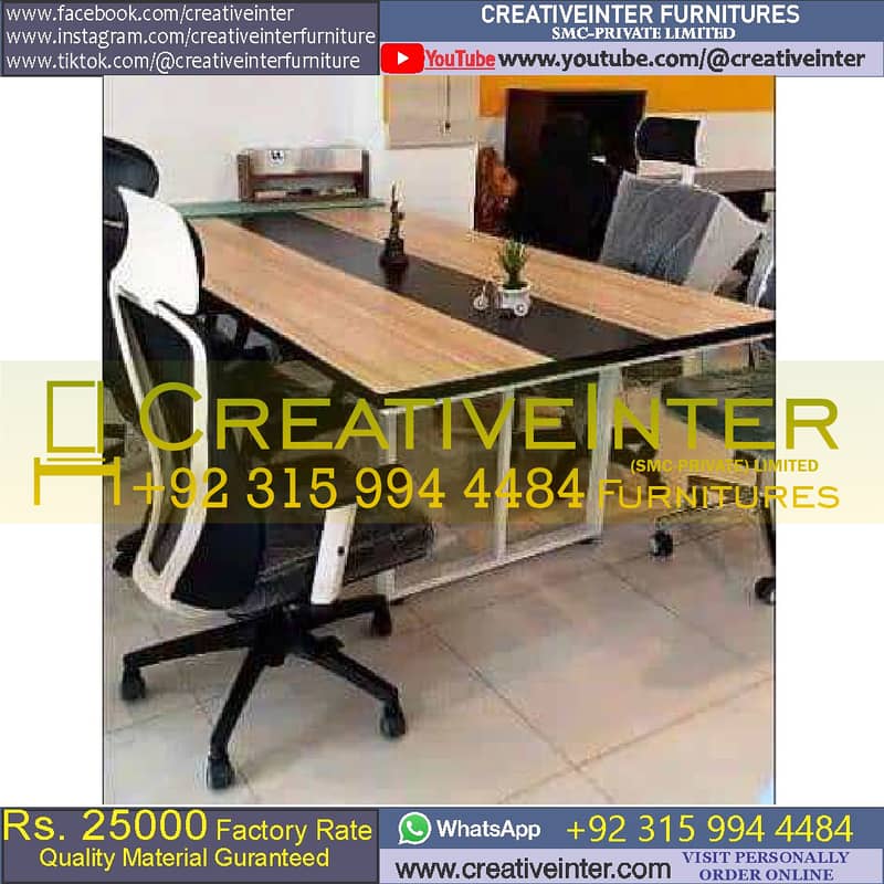 Office Meeting Conference Table Workstation Furniture CEO Chair Desk 12