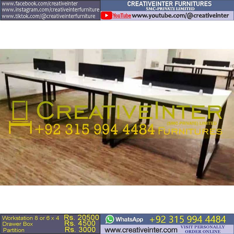 Office Meeting Conference Table Workstation Furniture CEO Chair Desk 13