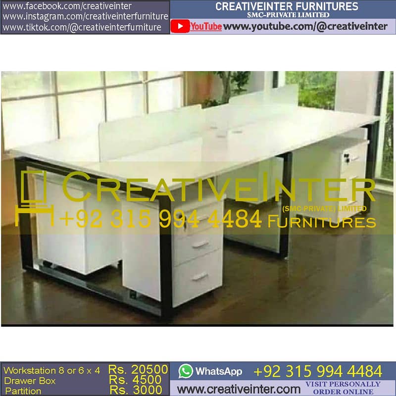 Office Meeting Conference Table Workstation Furniture CEO Chair Desk 15