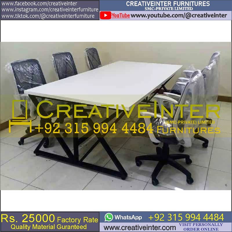 Office Meeting Conference Table Workstation Furniture CEO Chair Desk 19