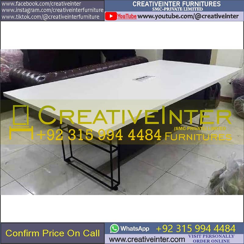 Office Meeting Conference Table Workstation Furniture CEO Chair Desk 5
