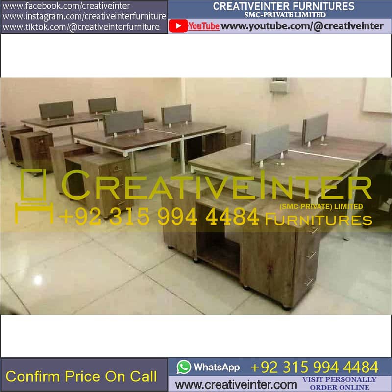 Office Meeting Conference Table Workstation Furniture CEO Chair Desk 8