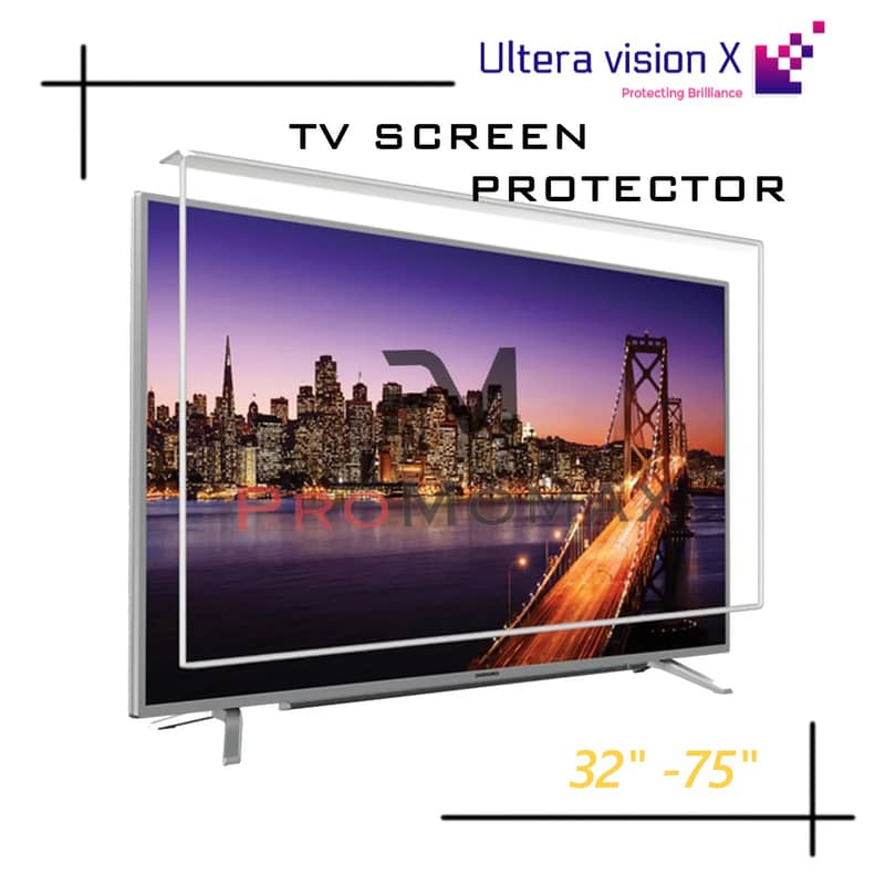 LED/QLED/SMART TV SCREEN PRETECTOR,PROTECTION FROM BROKEN, SCRATCHES 1