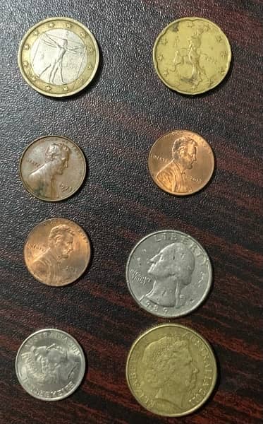 old coins (some rare) 2 Chinese note 0