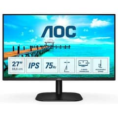 AOC monitor 27inch 75hz 0