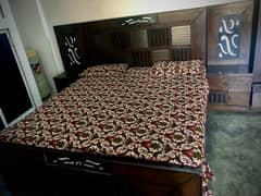 DOUBLE BED, Dressing and cloth almari ,WOOD BEST CONDITION