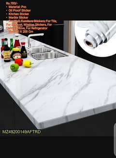 Wall Marble and tile sticker for kitchen bathroom and walls 0