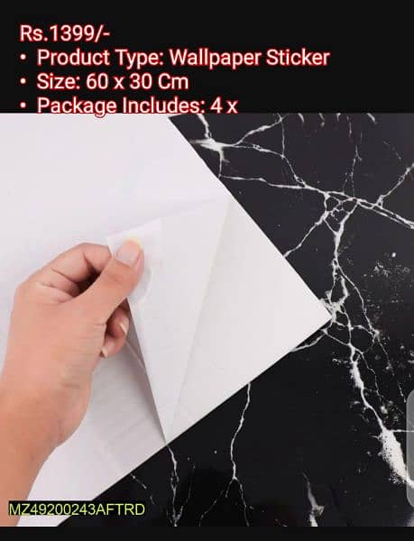 Wall Marble and tile sticker for kitchen bathroom and walls 11