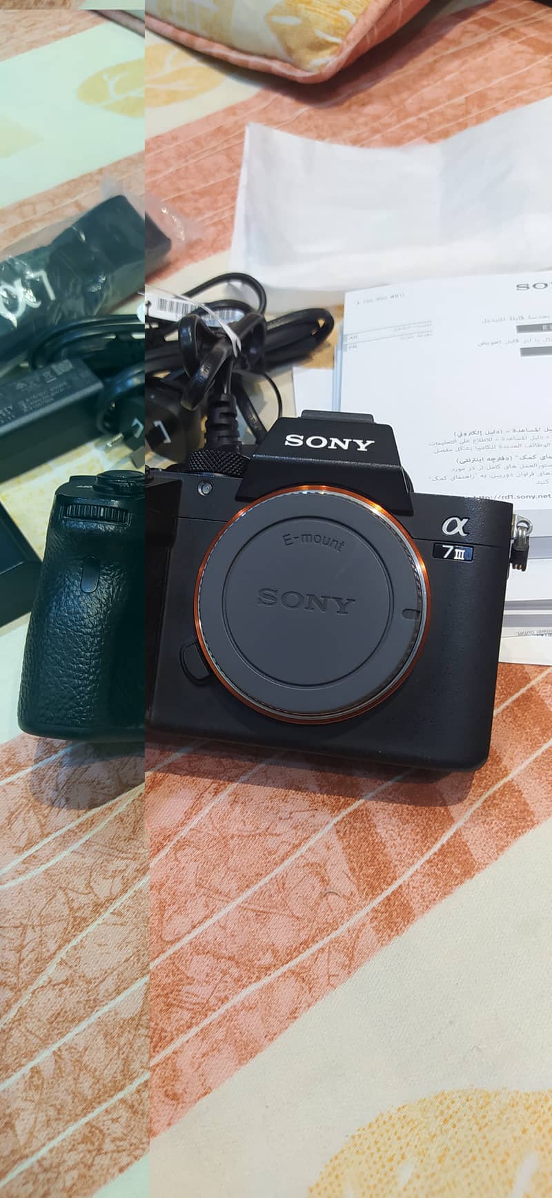 Sony A7iii body in excellent condition 12k SC for sale 0