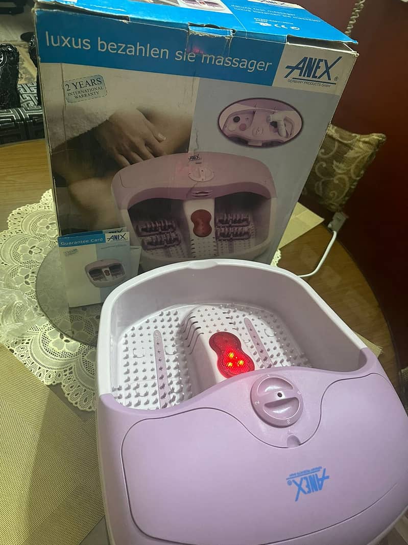 Foot bath massager (used, like new) 0