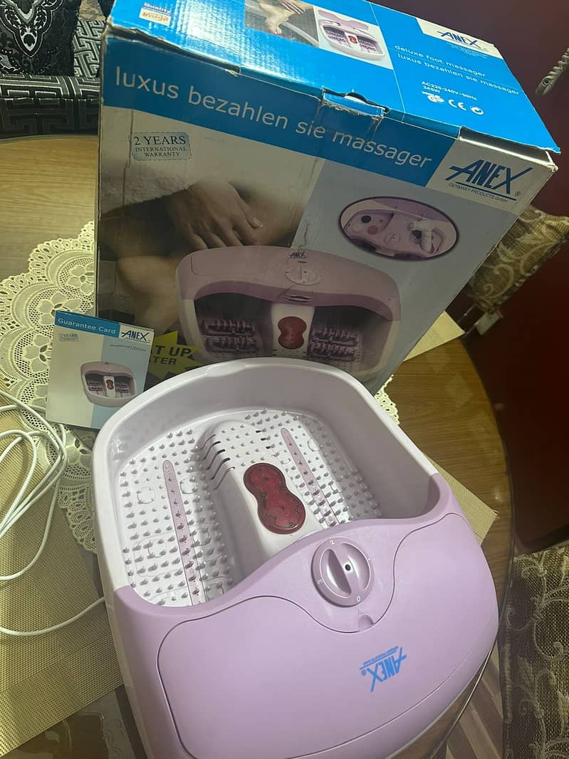 Foot bath massager (used, like new) 1