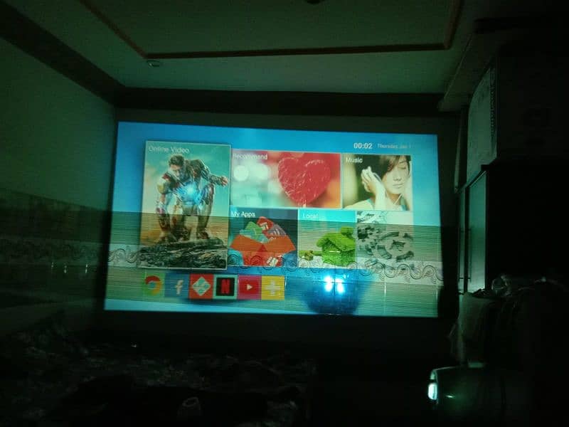 T6 android 2/16 gb HD result projector for home cinema 9