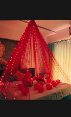 Tent romantic decoration