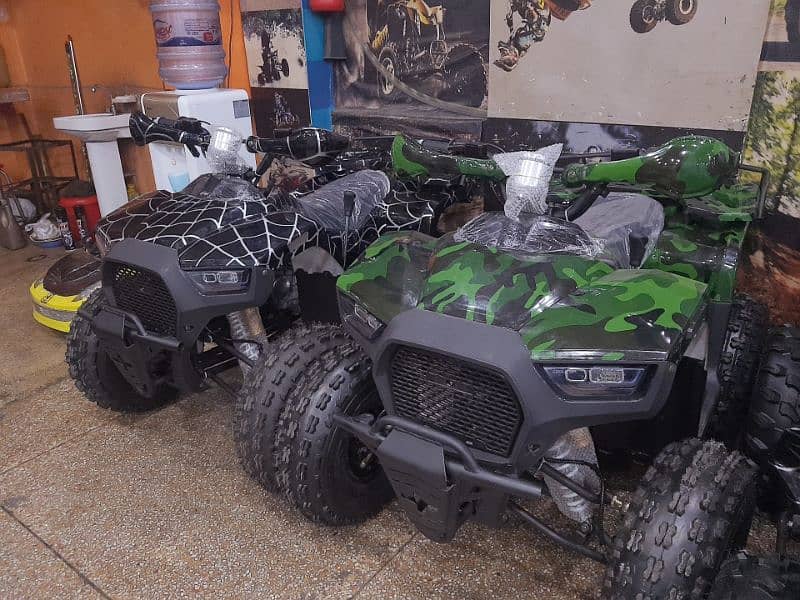 4 x 4 disk new atv 124cc luxxry quad 4 wheels delivery all Pakistan 2
