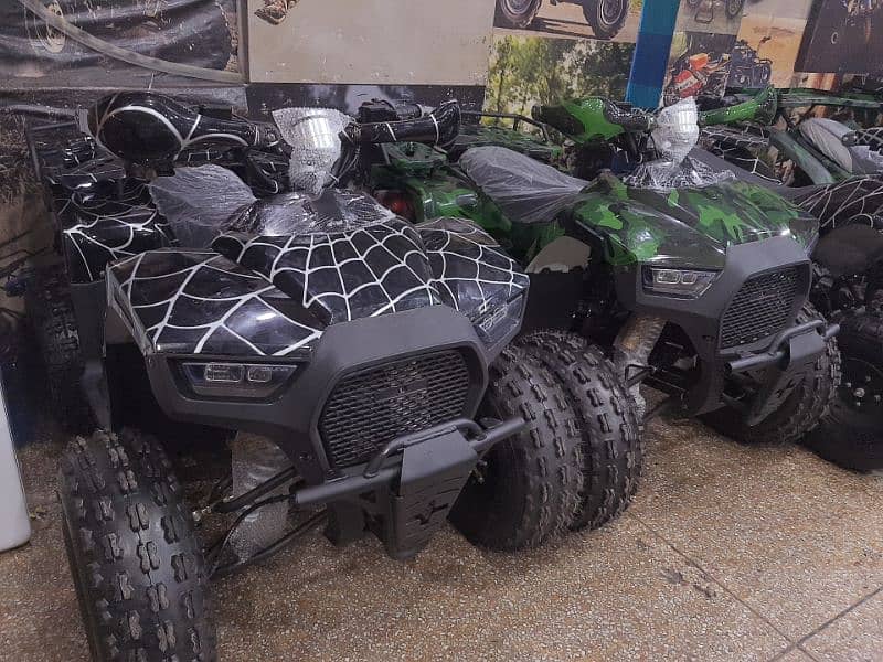 4 x 4 disk new atv 124cc luxxry quad 4 wheels delivery all Pakistan 4