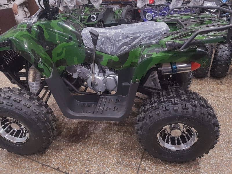 4 x 4 disk new atv 124cc luxxry quad 4 wheels delivery all Pakistan 5