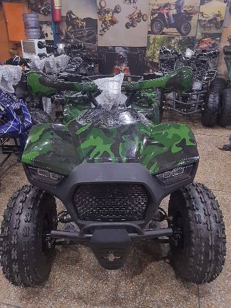 4 x 4 disk new atv 124cc luxxry quad 4 wheels delivery all Pakistan 7