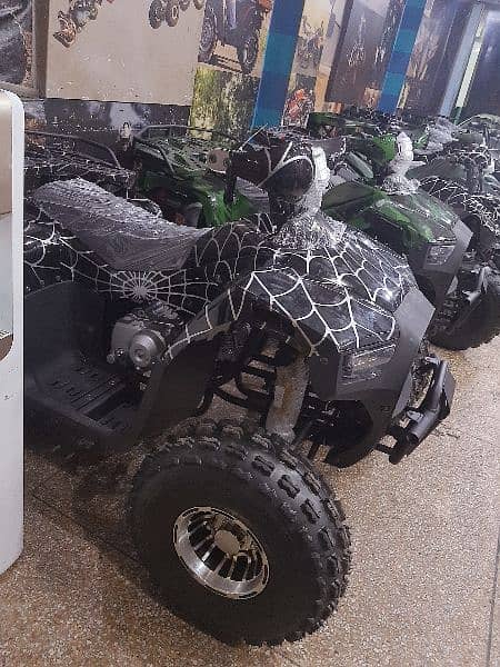 4 x 4 disk new atv 124cc luxxry quad 4 wheels delivery all Pakistan 9