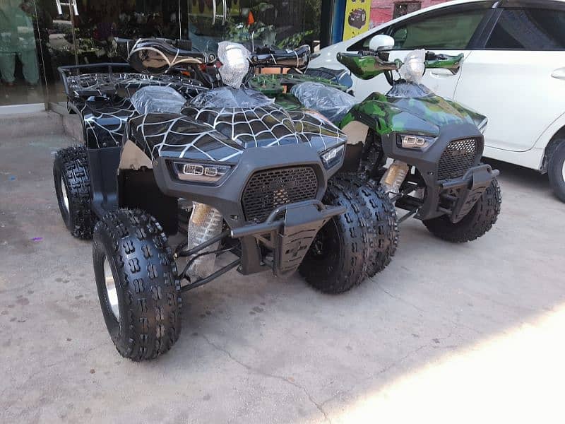 4 x 4 disk new atv 124cc luxxry quad 4 wheels delivery all Pakistan 10