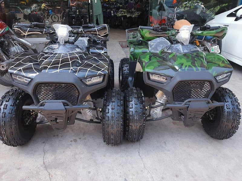 4 x 4 disk new atv 124cc luxxry quad 4 wheels delivery all Pakistan 14