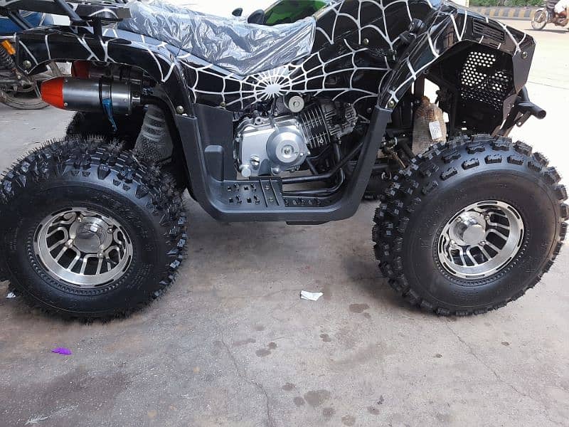 4 x 4 disk new atv 124cc luxxry quad 4 wheels delivery all Pakistan 19