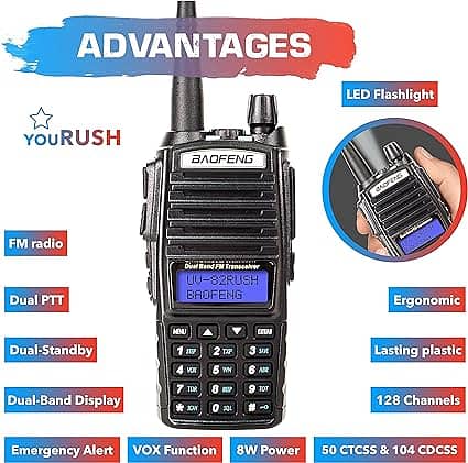 BouFing UV-82 5W WalkieTalkie V_H_F/U_H_F Dual Band Two-Way Radio 1