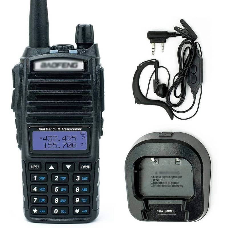 UV-82 Long range Dual Band Walkie Talkies, Long range Dual Display set 4