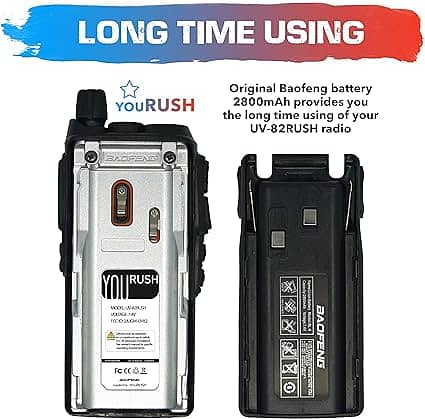 UV-82 Long range Dual Band Walkie Talkies, Long range Dual Display set 2