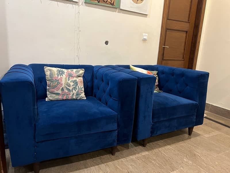 sofa set of 3 + 2+ 1+1 for sale 1
