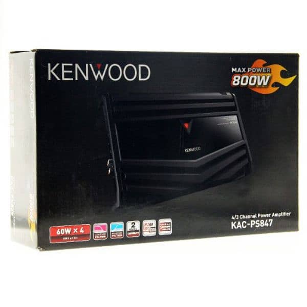 Kenwood KAC-PS847 800w 4/3 Channel 0