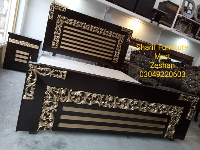 Double bed new good looking design 7