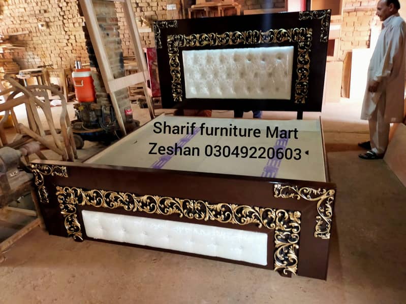 Double bed new good looking design 9