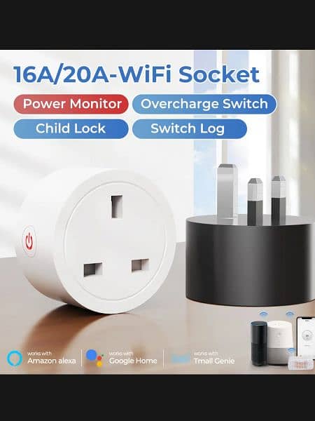2 SMATRUL - WiFi Smart Socket - Power Monitor - UK Plug 4
