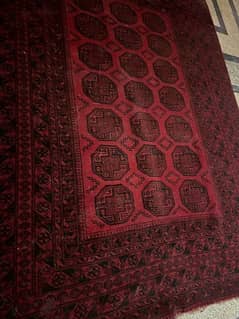 handmade afghani carpet