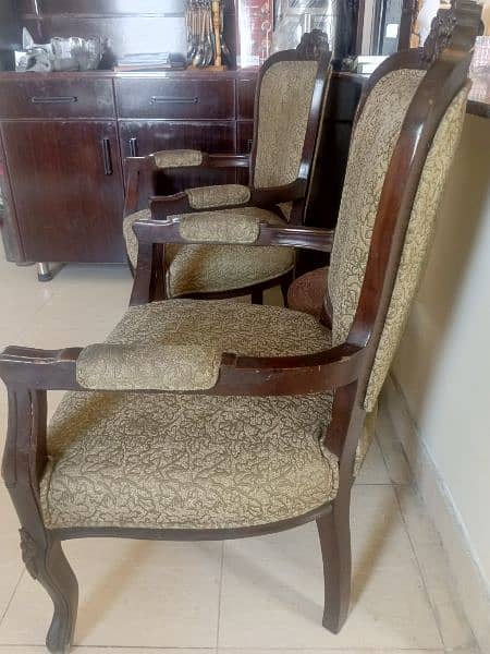 2 solid wood room chairs 3
