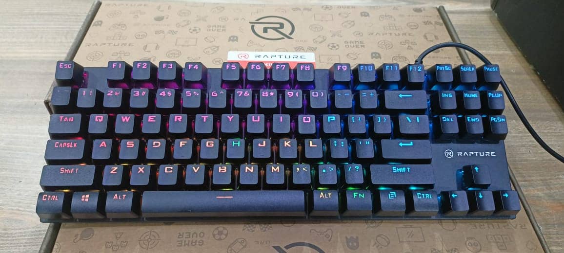 Rapture kilo blue switches Mechanical Gaming wired Keyboard 5
