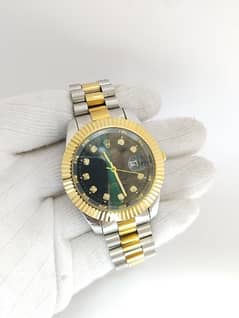 Rolex Dual Tone with Box and Free Delivery