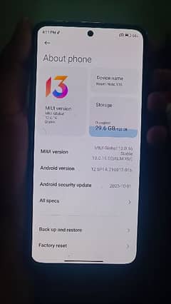 Redmi note 10s with box 8/128gb