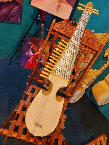 Rabab with accessories, rubab ,sitar, robab 2