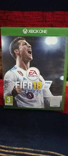 Fifa 18 disk for Xbox one