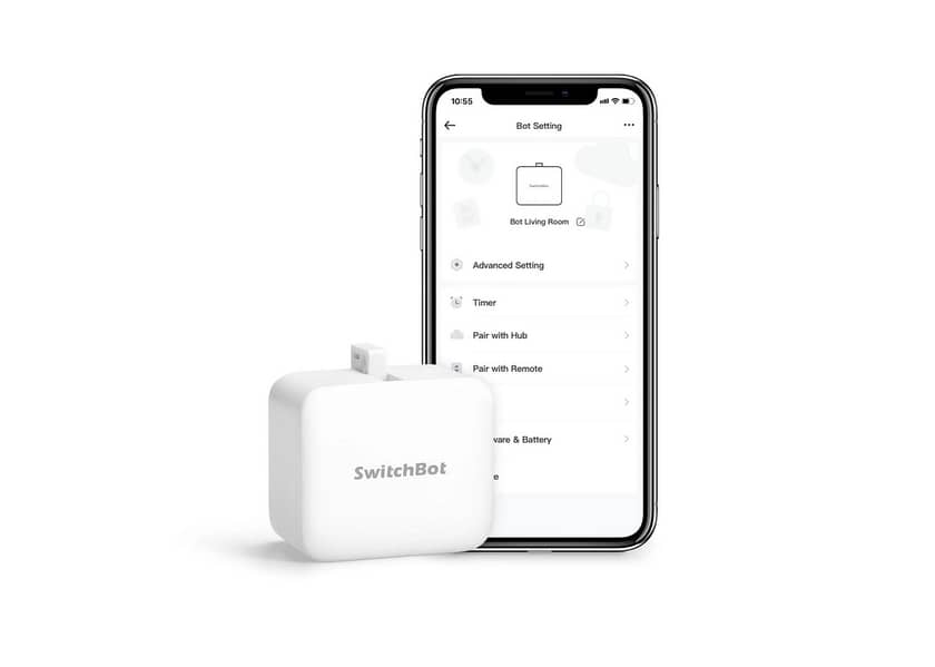 Switchbot Smart Switch Bot Light Button Pusher Bluetooth Wireless App 0