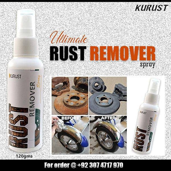 "Original Zang Remover Spray / Bikes Rust Remover / Rust Cleaner" 0