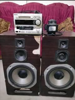 Corian speakers and amplifier