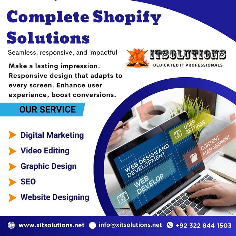 Digital marketing | Business Web Design Service | Shopify eCommerce | 4