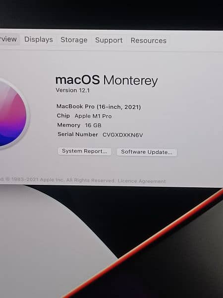 5 UNITS AVAILABLE MACBOOK PRO M1 2021 16 INCH 16GB RAM 1TB SSD 9
