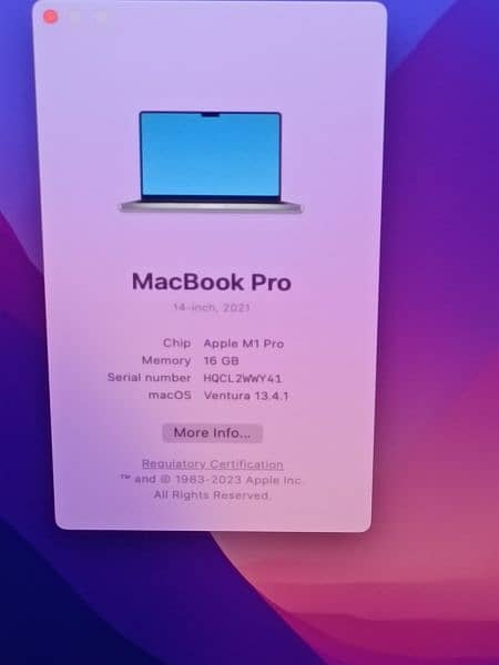 8 UNITS AVAILABLE MACBOOK PRO M1 LATE 2021 14 INCH 16GB RAM 512GB 7