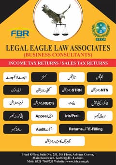 INCOME TAX RETURNS, SALES TAX, SECP, PSW,SECP Visit www. lela. com. pk