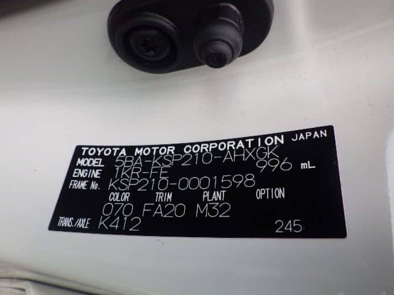 yaris 20/24 G varient 7