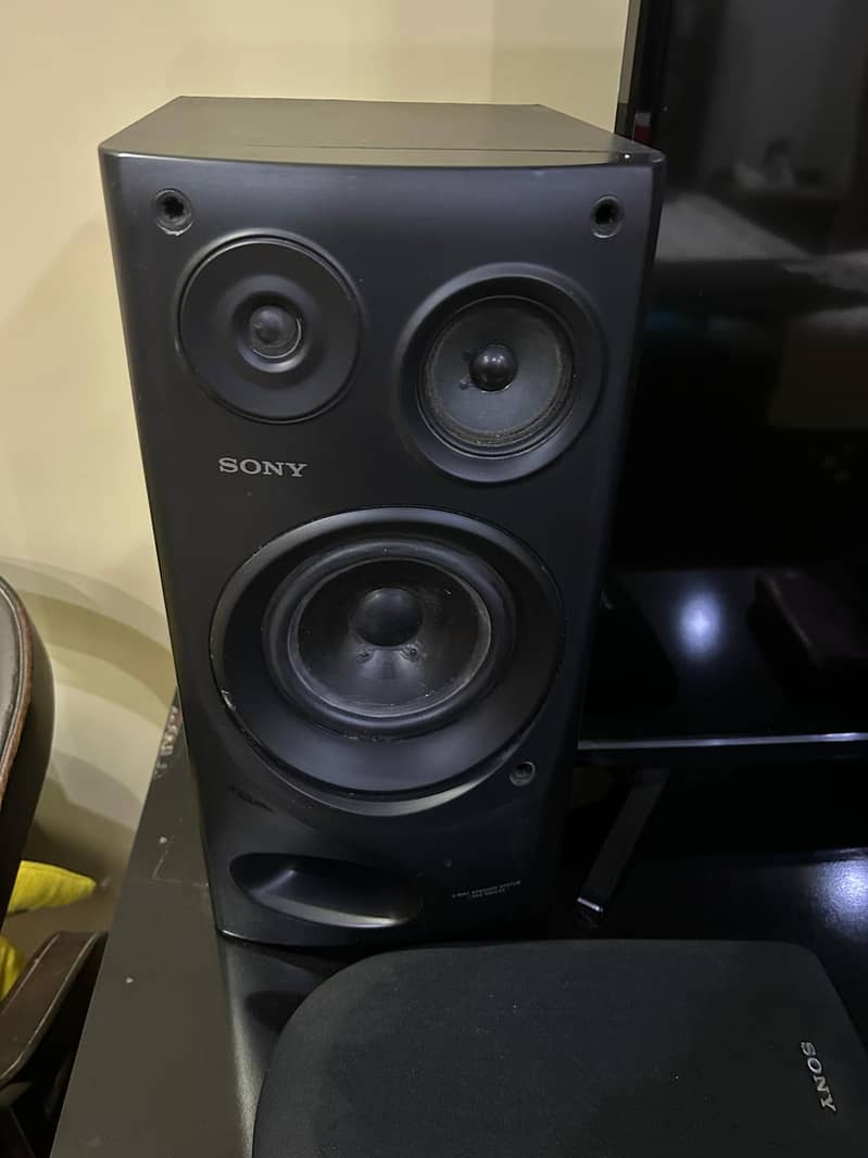 NAD surround sound reciever with Sony speakers 3