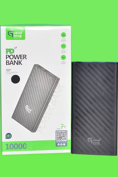 10000Mah Fast PD Power Bank Great Time 1